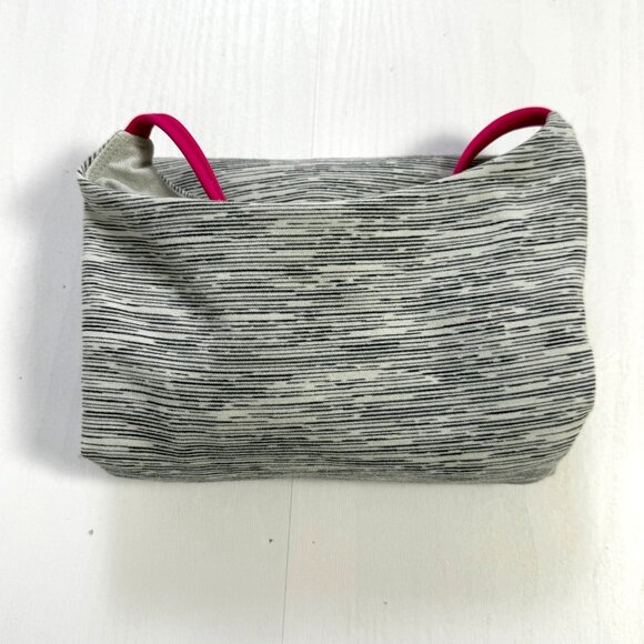 Lululemon Dancing Warrior Tank Top Womens Sz 4 Grey/Pink Space Dye Strappy Yoga - Picture 2 of 7